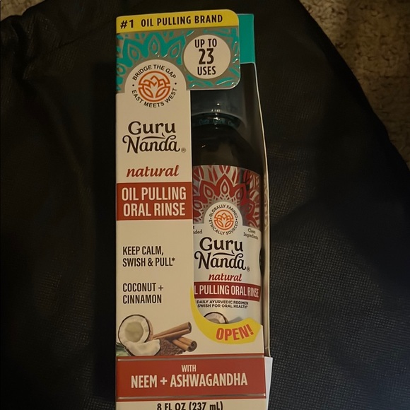 Guru Nanda Oil Pulling Oral Rinse with Coconut & Cinnamon - Picture 1 of 4